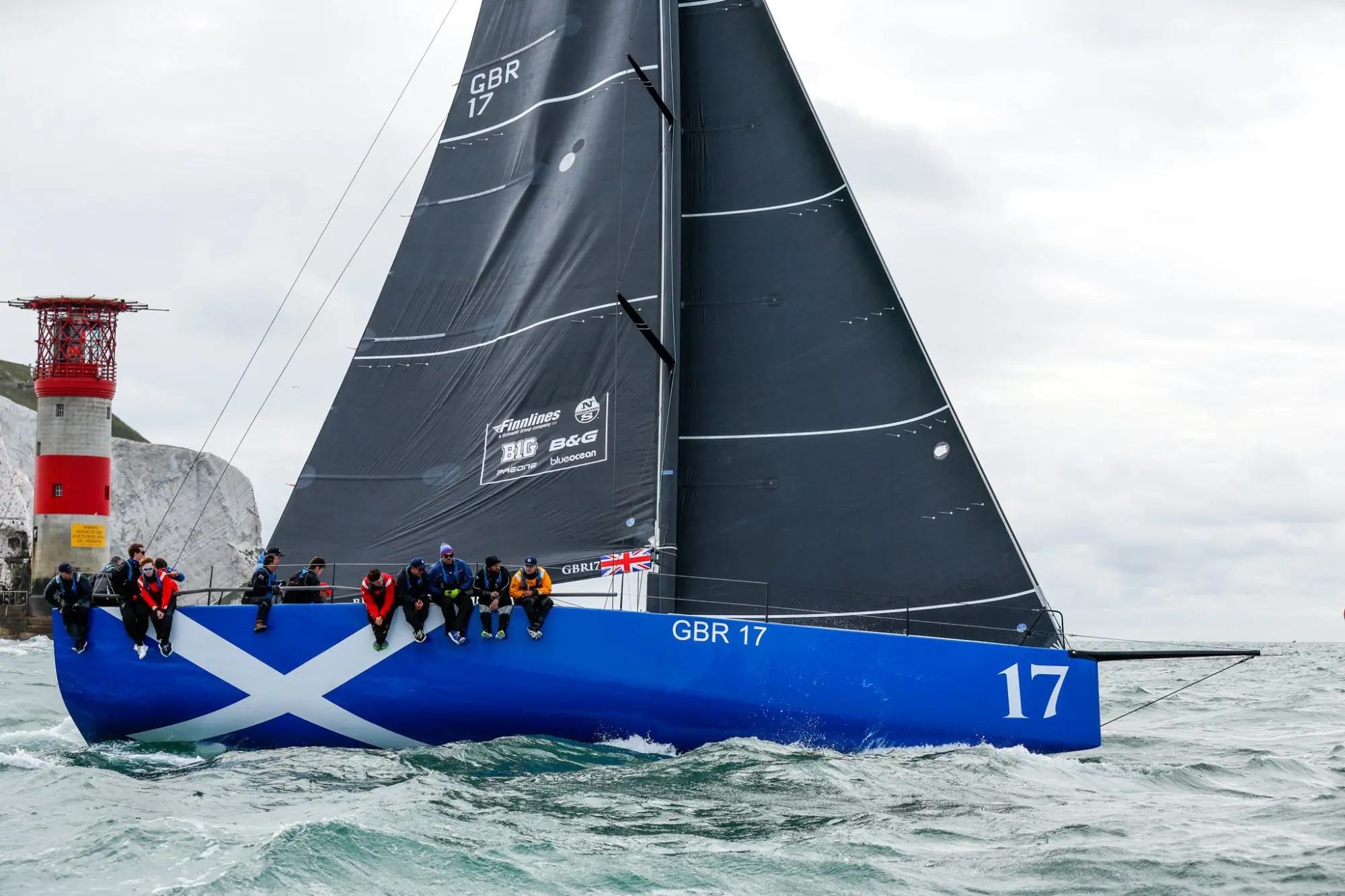 Round the Island Race 2025 - The Needles