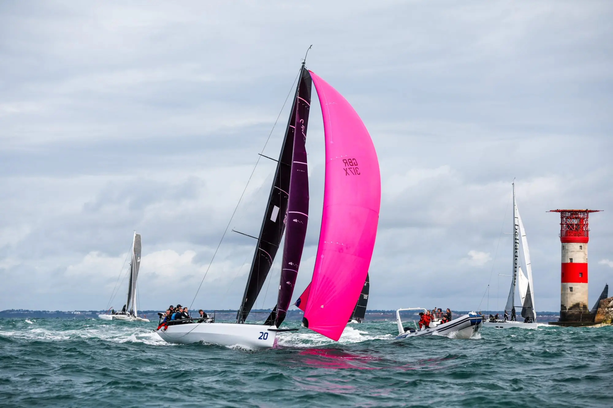 Round the Island Race 2025 - The Needles