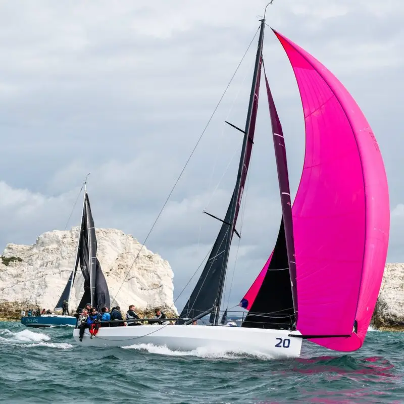 Round the Island Race 2025 - The Needles