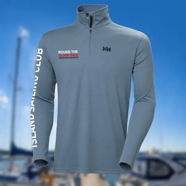 Long Sleeve Half Zip Fleece Grey